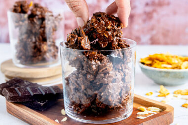 Schoko Crossies mit Cornflakes