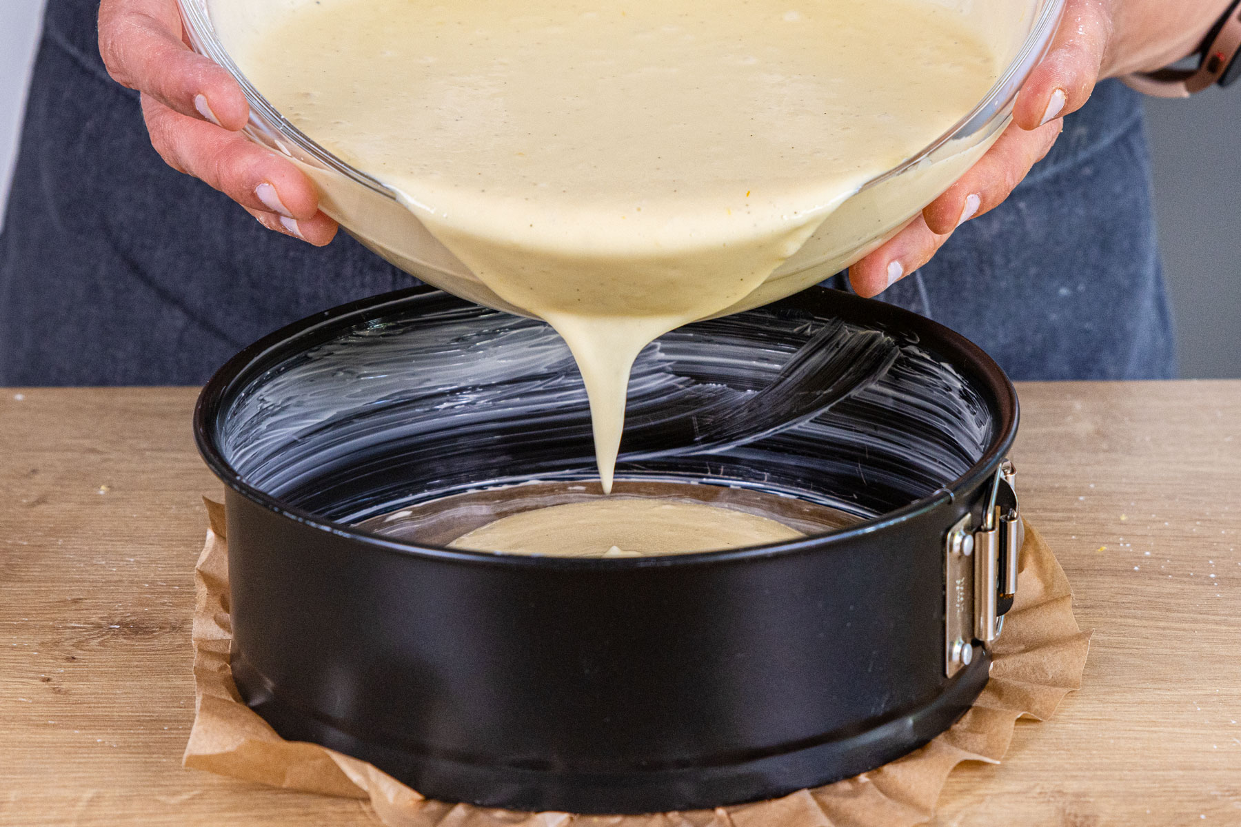 Veganer Käsekuchen ohne Boden