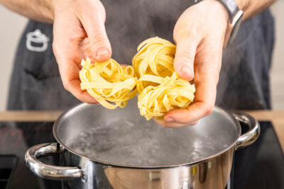 Tagliatelle kochen