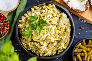 Bohnensalat mit Sahne