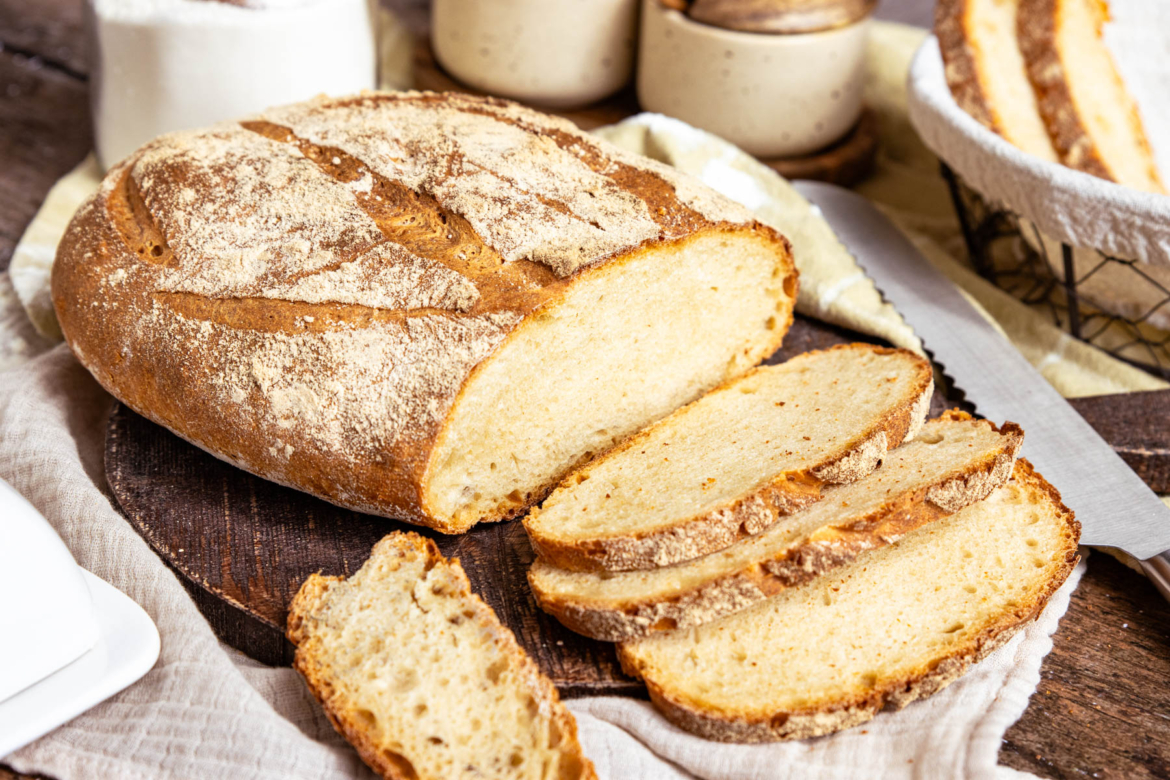 Dinkelbrot mit Trockenhefe selber backen | Rezept