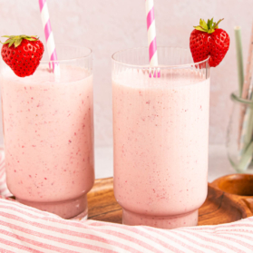 Erdbeer-Milchshake selber machen