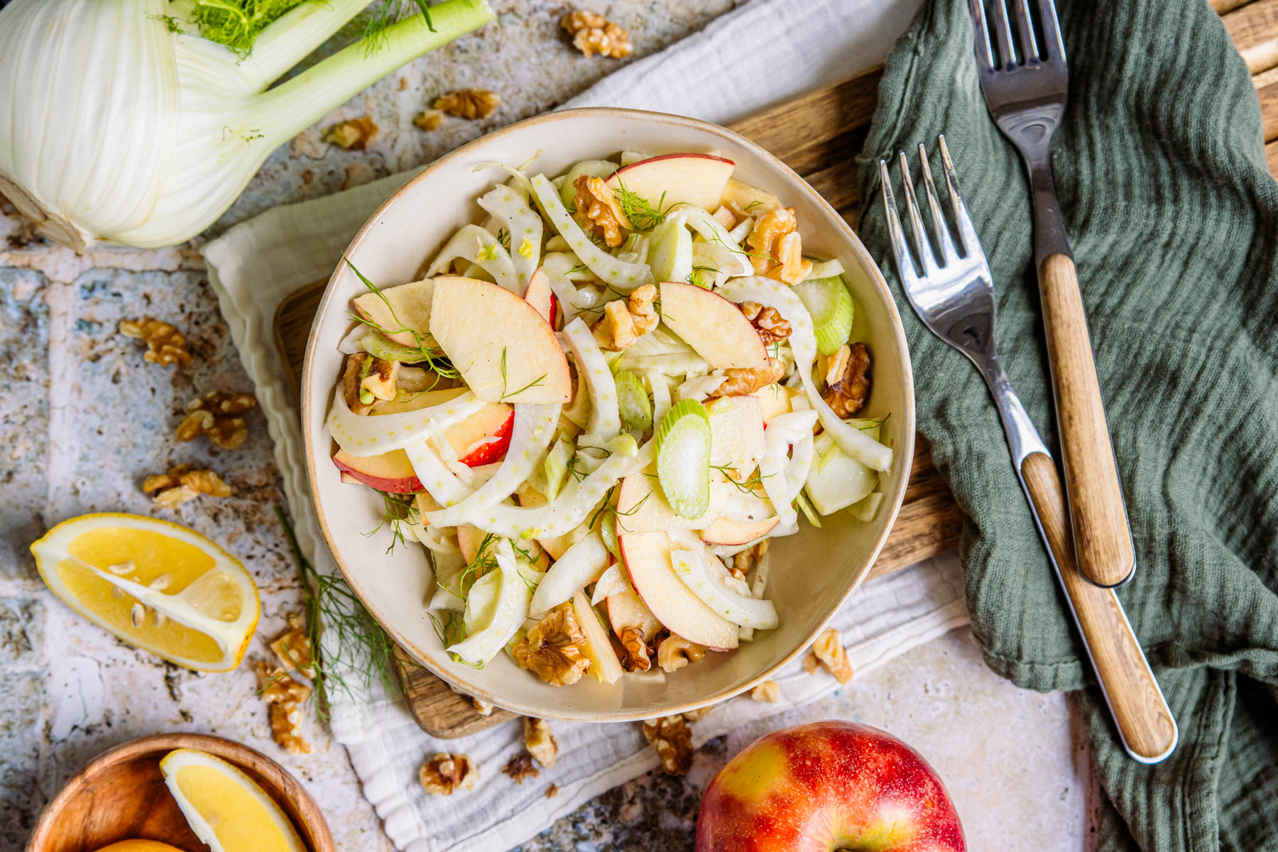 Fenchelsalat mit Apfel | Rezept- eat.de