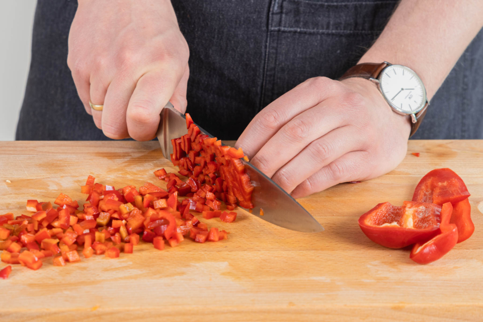 Gefüllte Spitzpaprika mit Schafskäse | Rezept