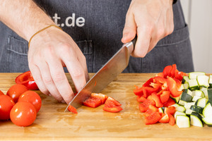 Paprika schneiden