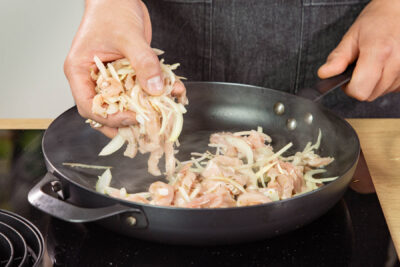 Fleisch anbraten