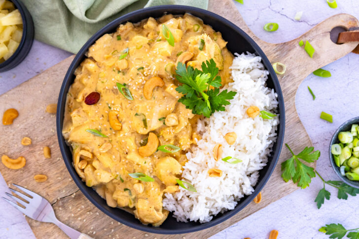 Hähnchencurry mit Ananas