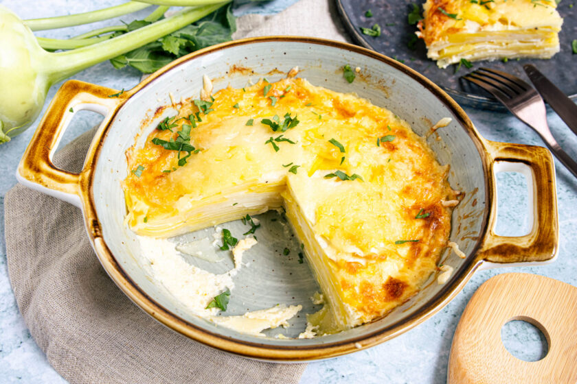 Kartoffel-Kohlrabi-Auflauf