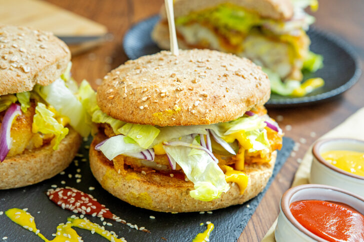 Knusprige Fischburger