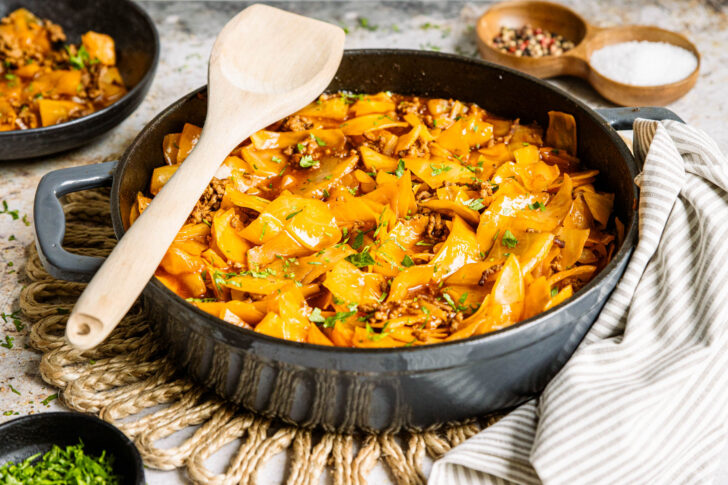 Kohltopf mit Hackfleisch