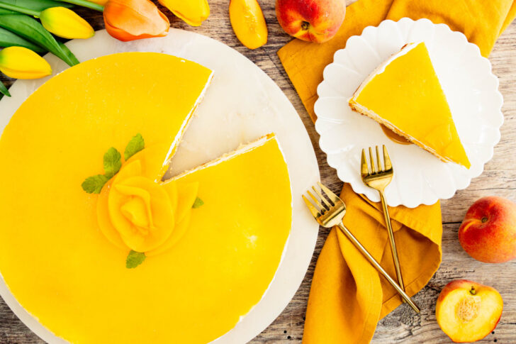 Pfirsich-Joghurt-Torte