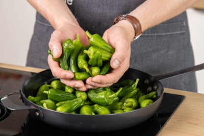 Paprika anbraten