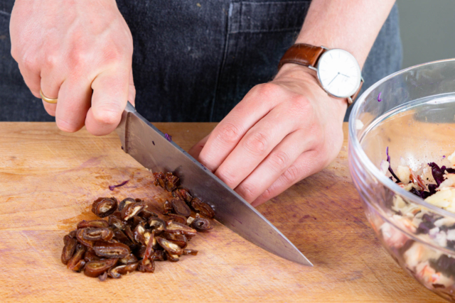 Rotkohlsalat mit Feta | Rezept