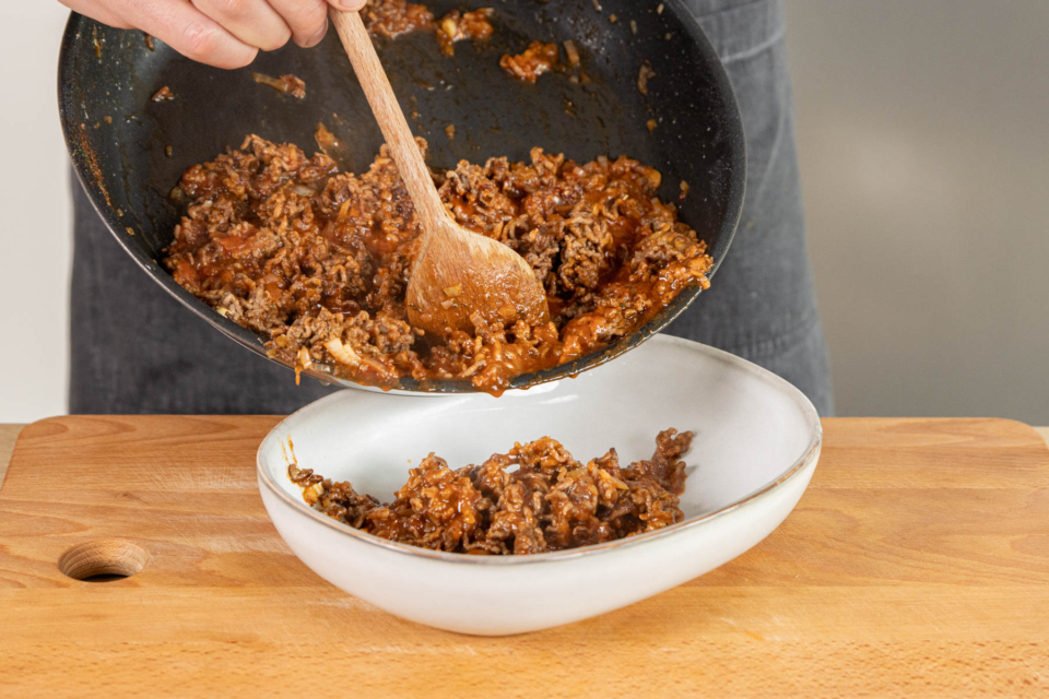 Sauerkrautauflauf mit Hackfleisch