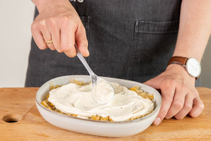 Creme Fraiche verstreichen
