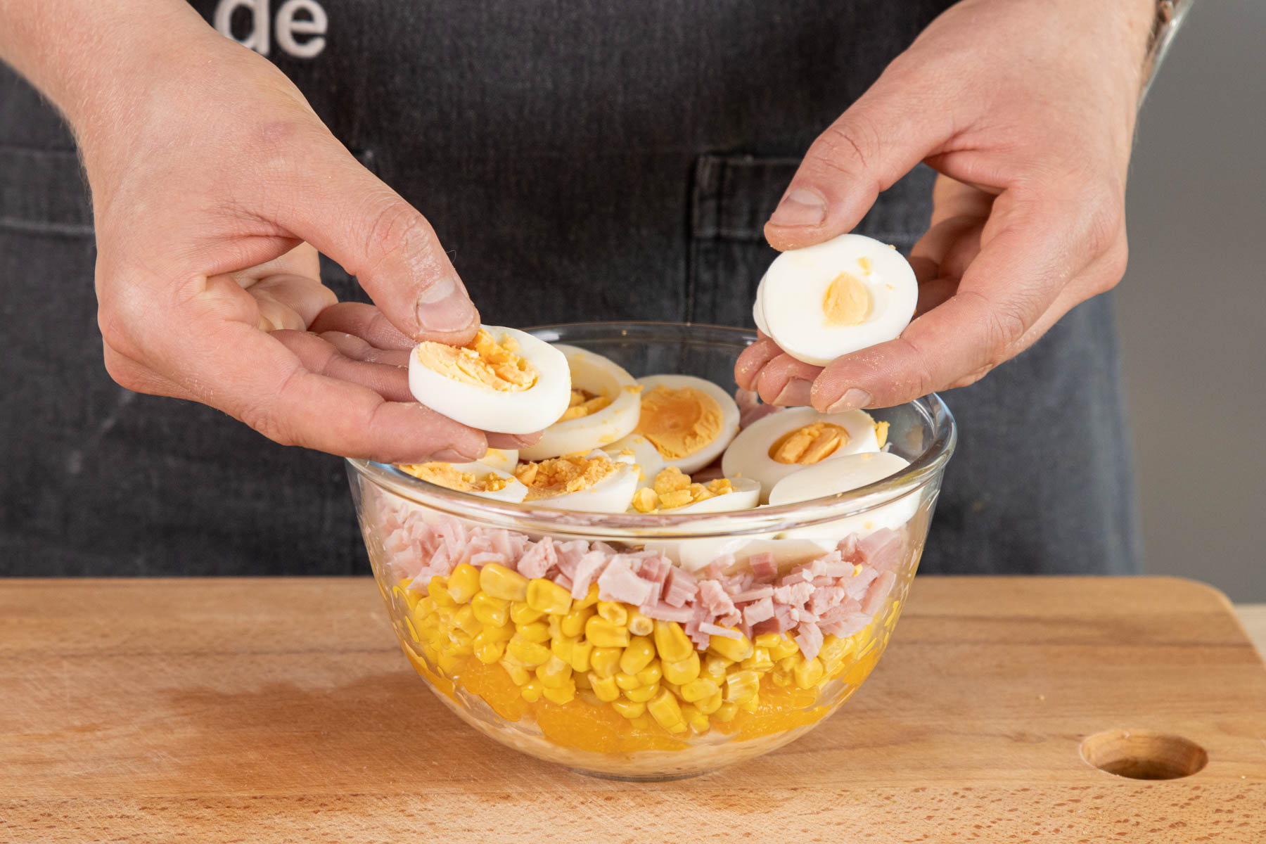 Schichtsalat mit Lauch | Rezept- eat.de