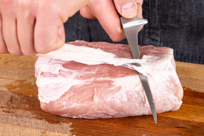 Schweinefleisch parieren