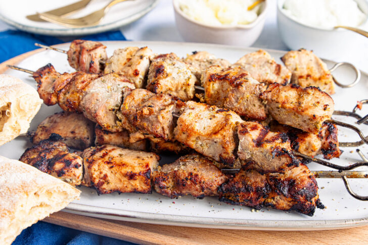 Souvlaki Spieße vom Grill