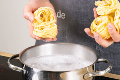 Tagliatelle kochen