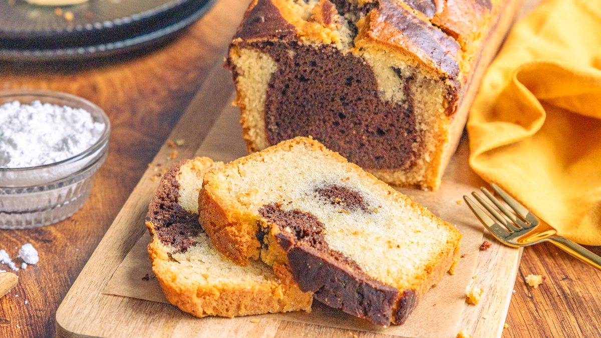 Veganer Marmorkuchen ohne Ei: saftig & lecker