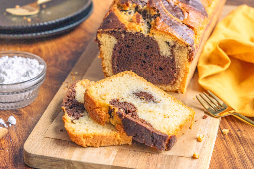 Veganer Marmorkuchen ohne Ei