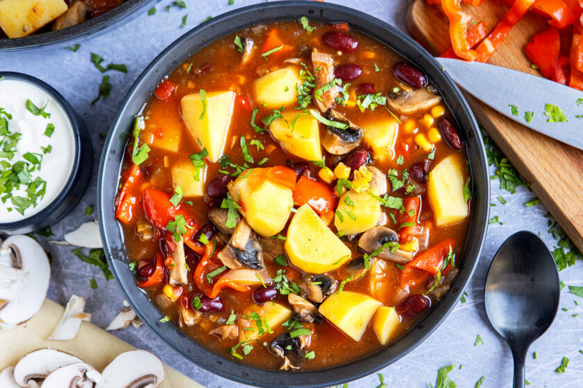 Vegetarische Ofensuppe