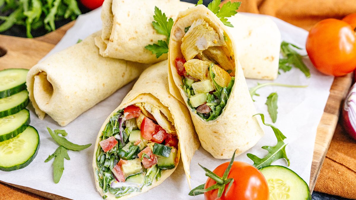 Wraps mit Hähnchen | Rezept - eat.de