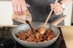 Alles mit Rotwein ablöschen