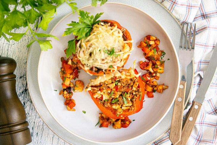 gefüllte Paprika Low Carb