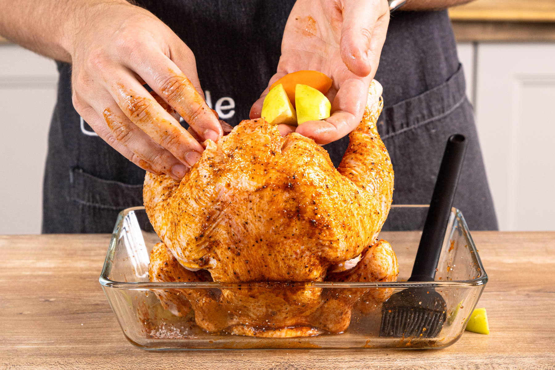 Hähnchen im Römertopf | Rezept Hähnchen im Römertopf | Rezept