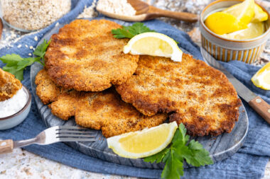 Haferflocken-Schnitzel