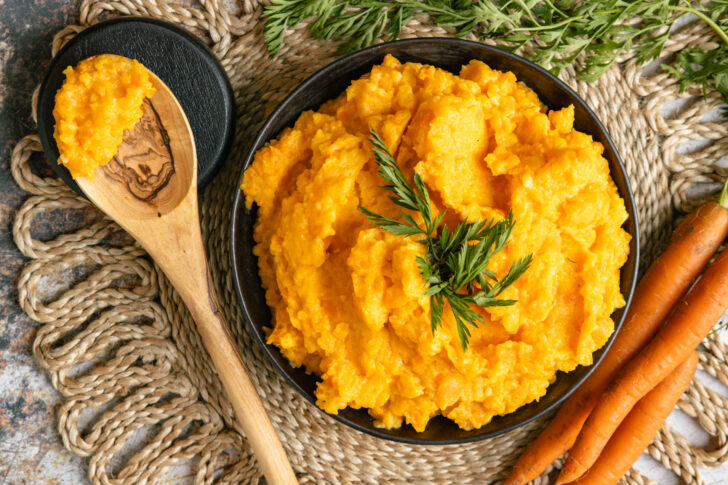 Karottenpüree mit Kartoffeln