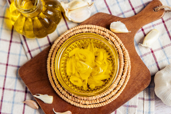 Knoblauch-Öl wie beim Italiener