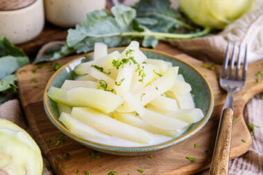 gekochter Kohlrabi