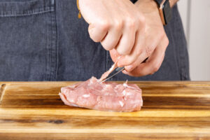 Fleisch parieren