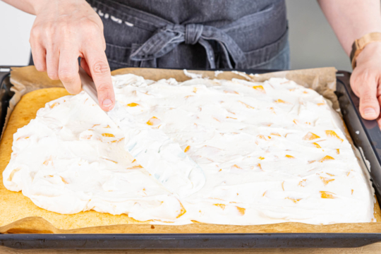 Pfirsich-Schmand-Kuchen | Rezept
