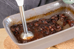 Pflaumen pürieren