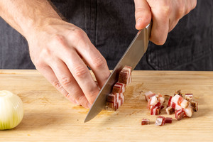 Speck schneiden