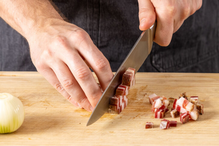 Speck schneiden