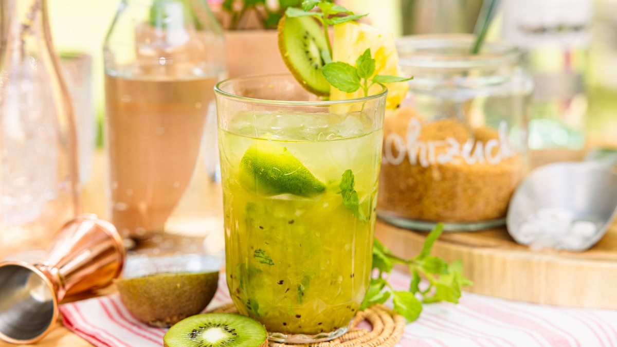 Kiwi Pineapple Mojito | Rezept