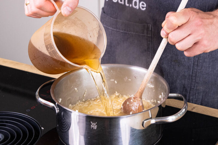 Gemüsebrühe reduzierien