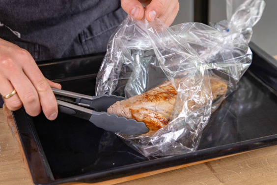 Braten Im Bratschlauch Umluft Oder Ober Unterhitze Schweinefilet im Bratschlauch | Rezept