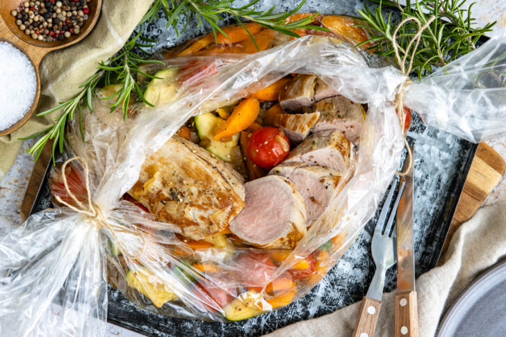 Schweinefilet im Bratschlauch