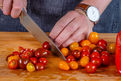 Tomaten schneiden