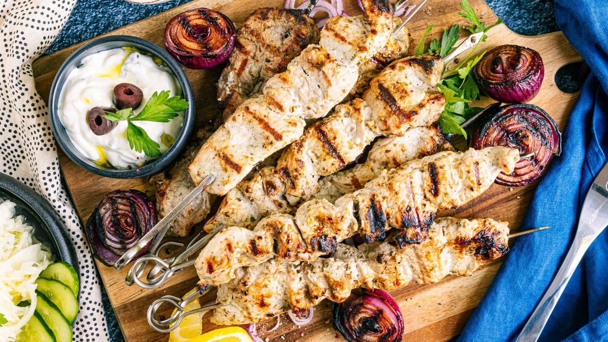 Souvlaki grillen | Rezept