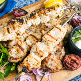 Souvlaki grillen
