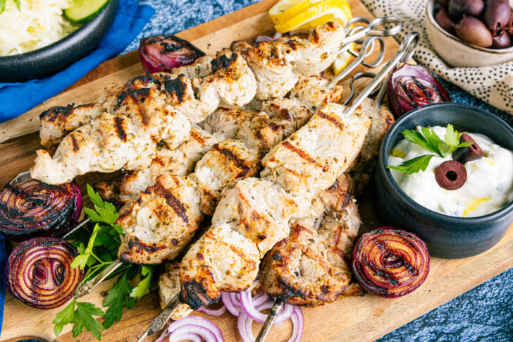 Souvlaki grillen
