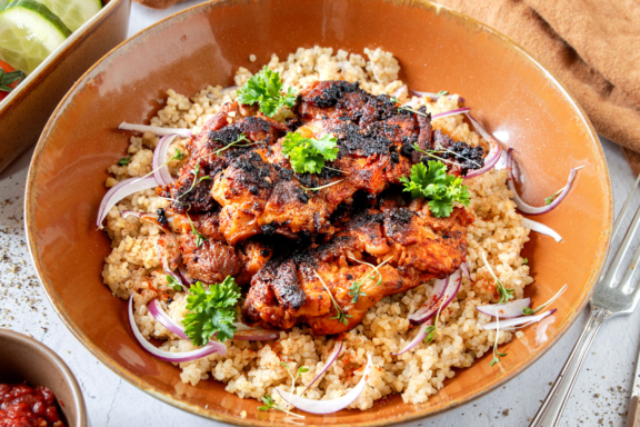 Türkische Hähnchenkoteletts Rezept für Tavuk Pirzola