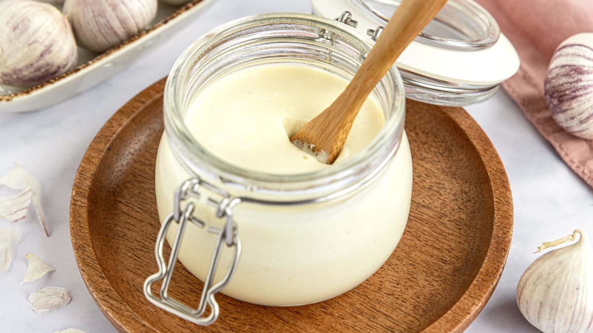 Vegane Aioli ohne Ei | Rezept