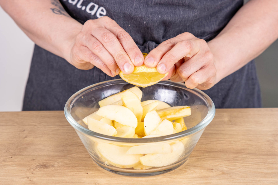 Apfelkuchen mit Rührteig und Pudding | Rezept Apfelkuchen mit Rührteig und Pudding | Rezept